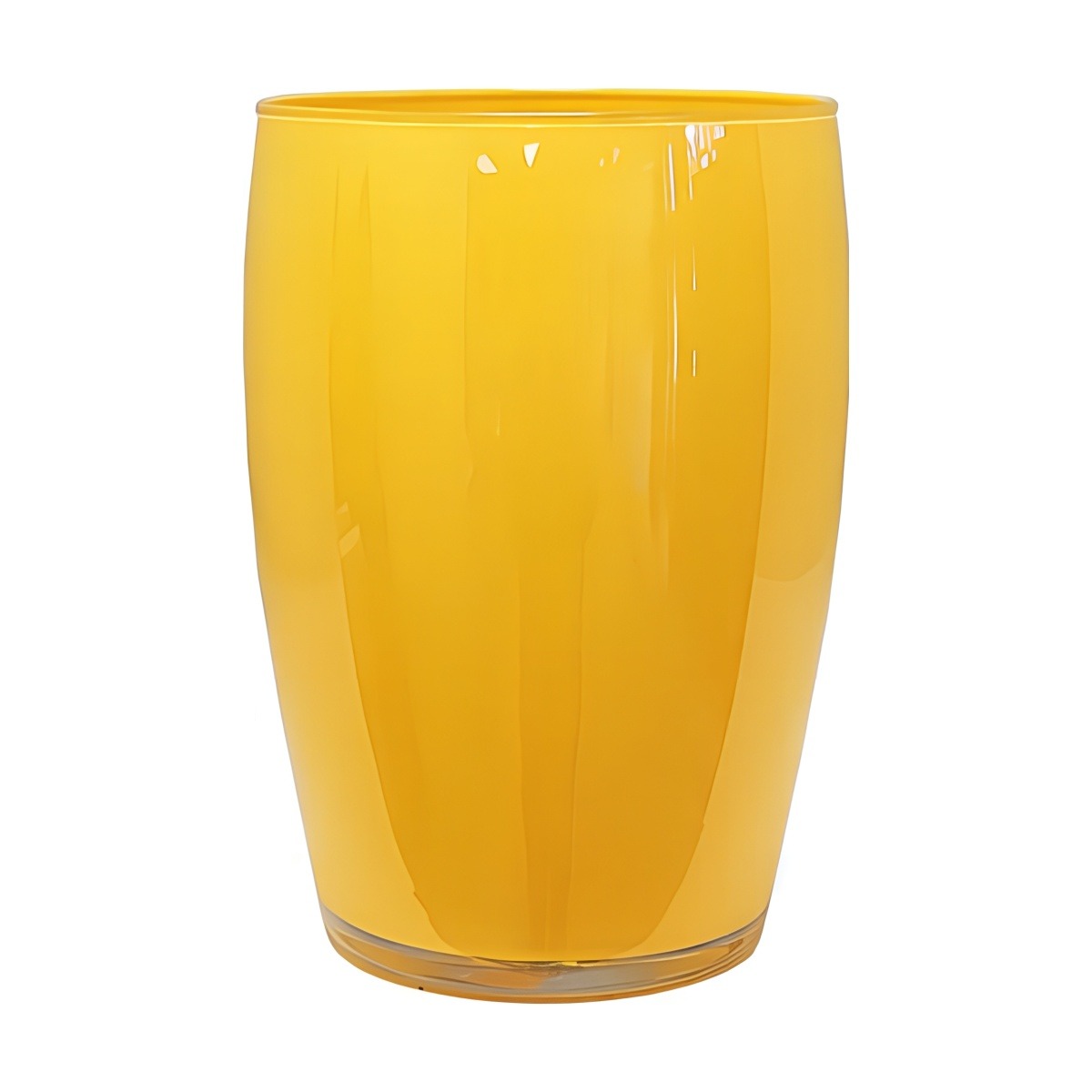 Vase Pola – Jaune, verre coloré