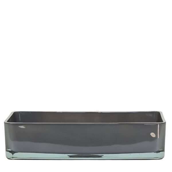 Rectangular – Gris, vidrio de color