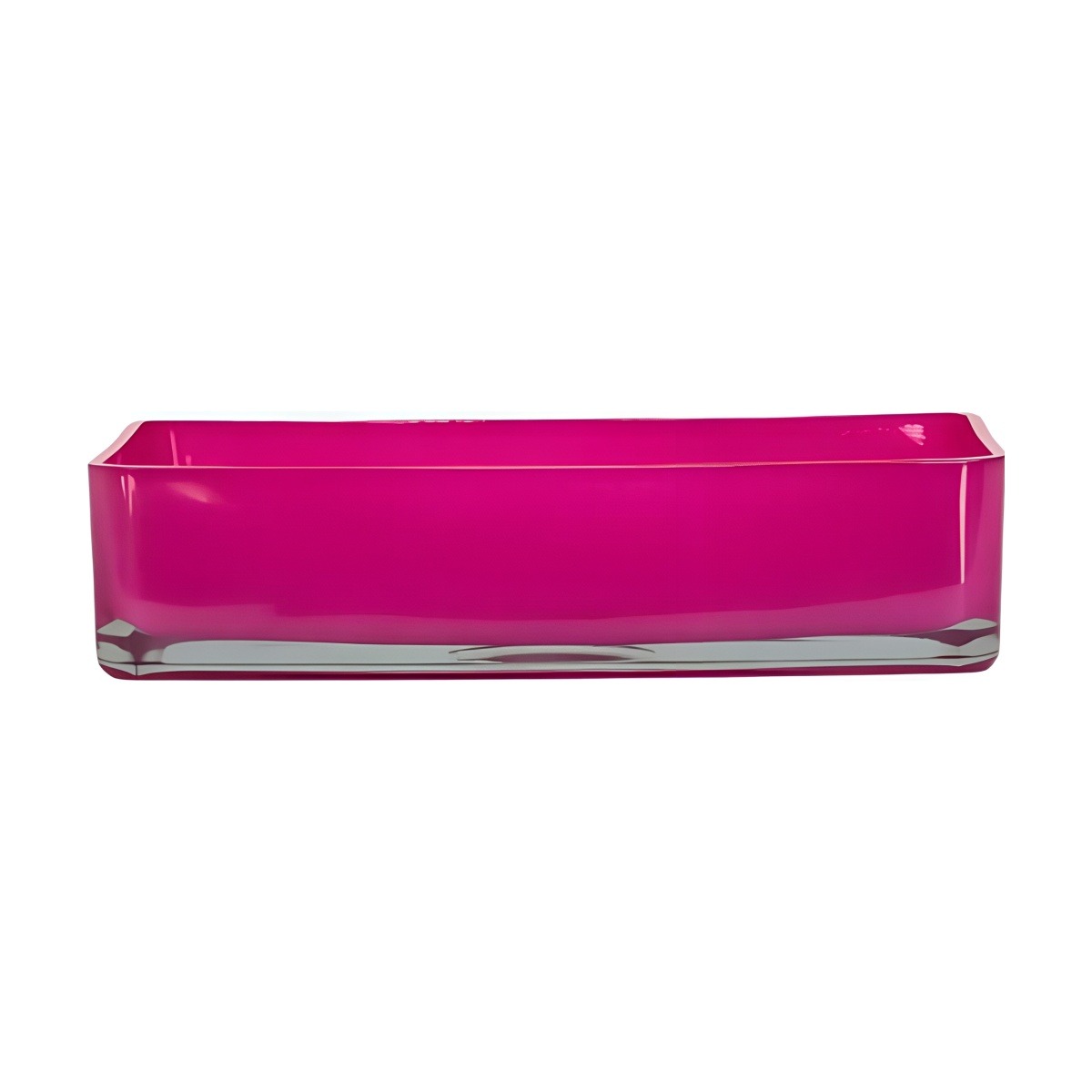 Rectangular – Rosa Fucsia, vidrio de color