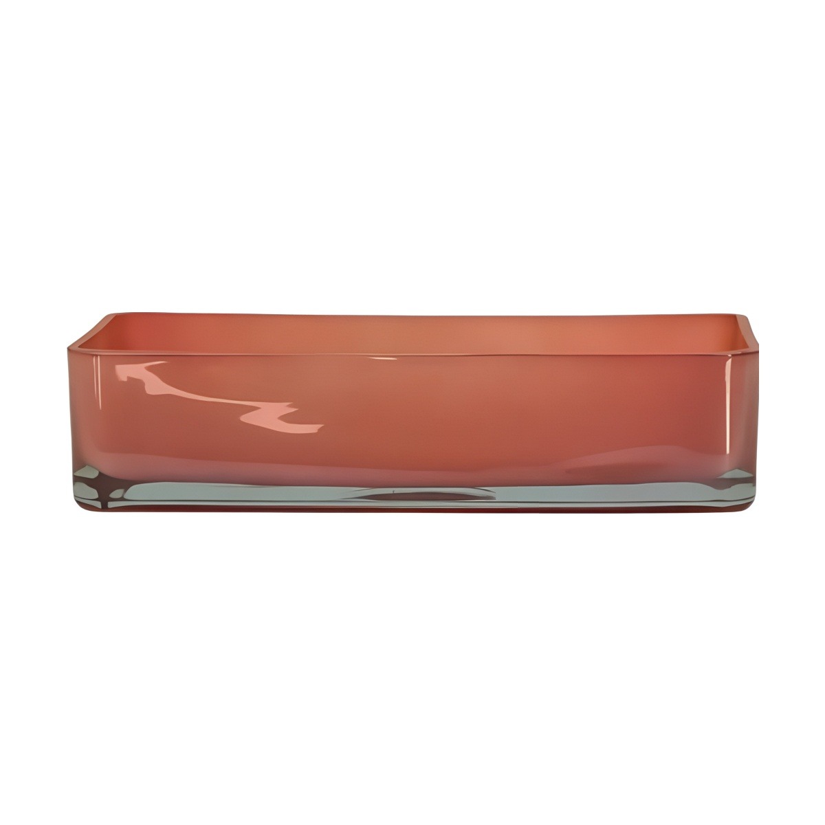 Rectangular – Terra Cotta, vidrio de color