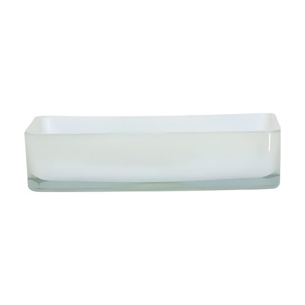 Rectangulaire – Blanc, verre coloré