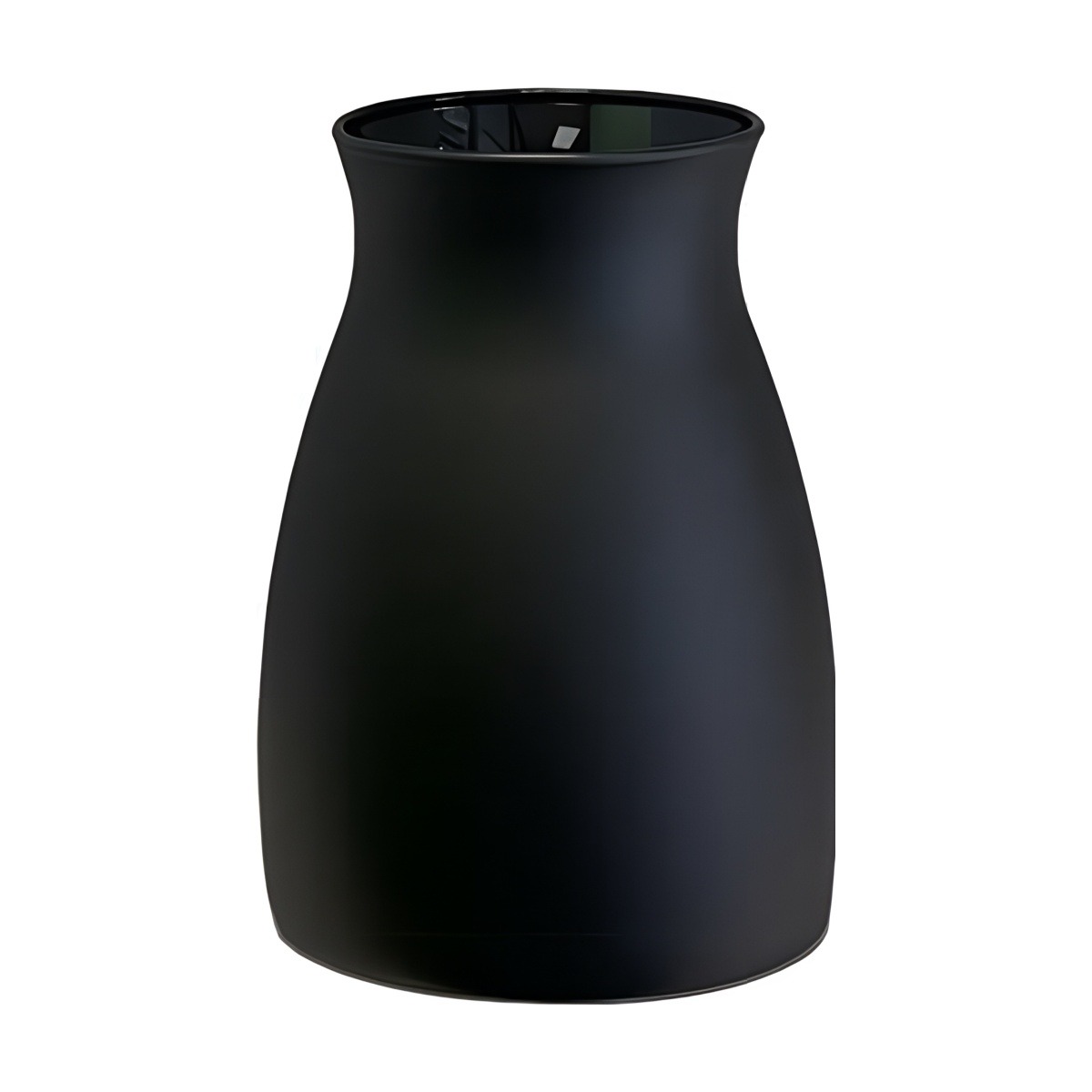 Florero Romeo – Negro Mate, vidrio de color
