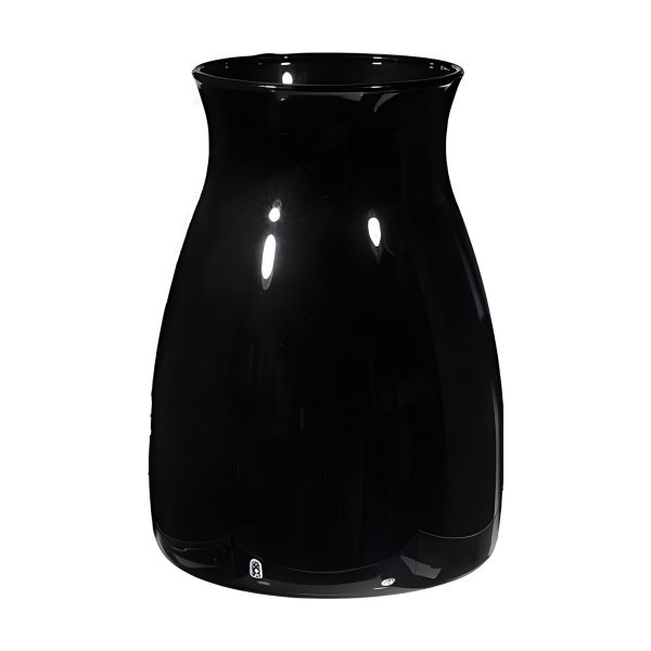 Romeo Vase – Black, coloured glass