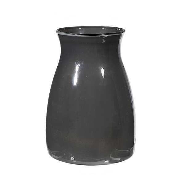Florero Romeo – Gris oscuro, vidrio de color
