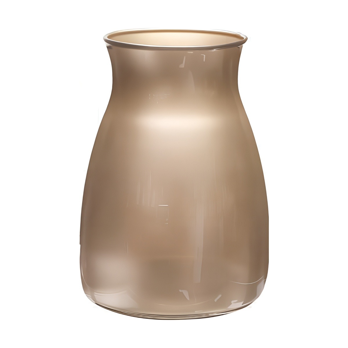 Romeo Vase – Metallic Champagne Gold, coloured glass