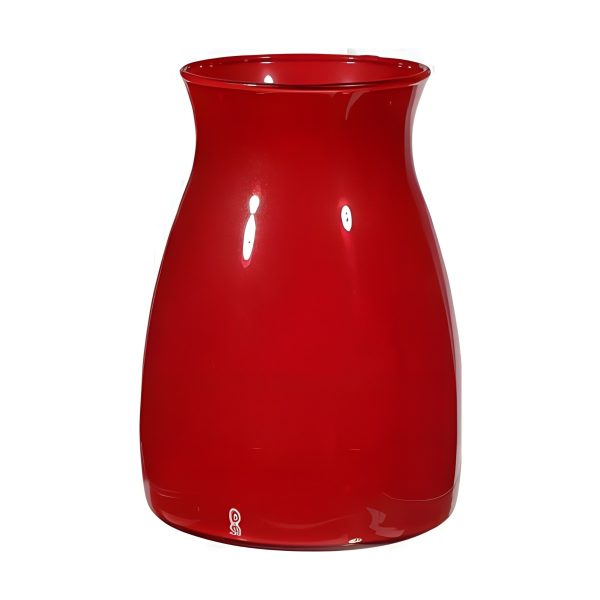 Romeo Vase – Red, coloured glass