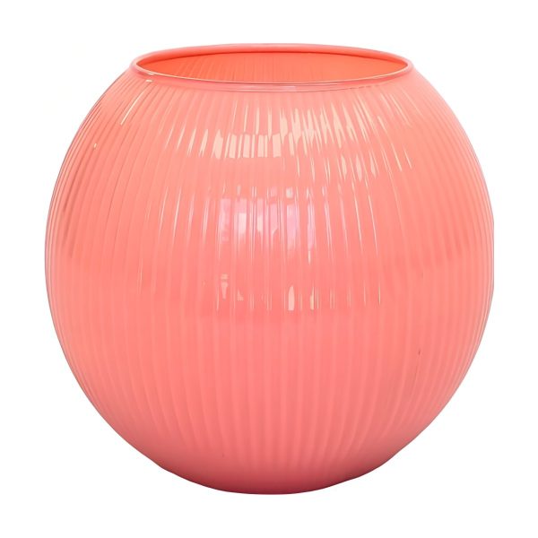 Tazón Roseline – Rosa rubor, vidrio de color