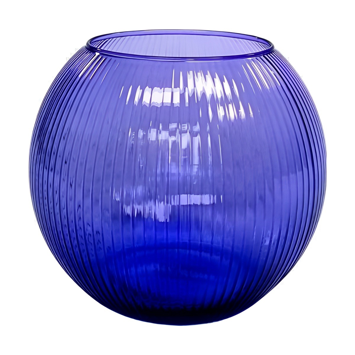 Roseline Bowl – Transparent Violet, coloured glass