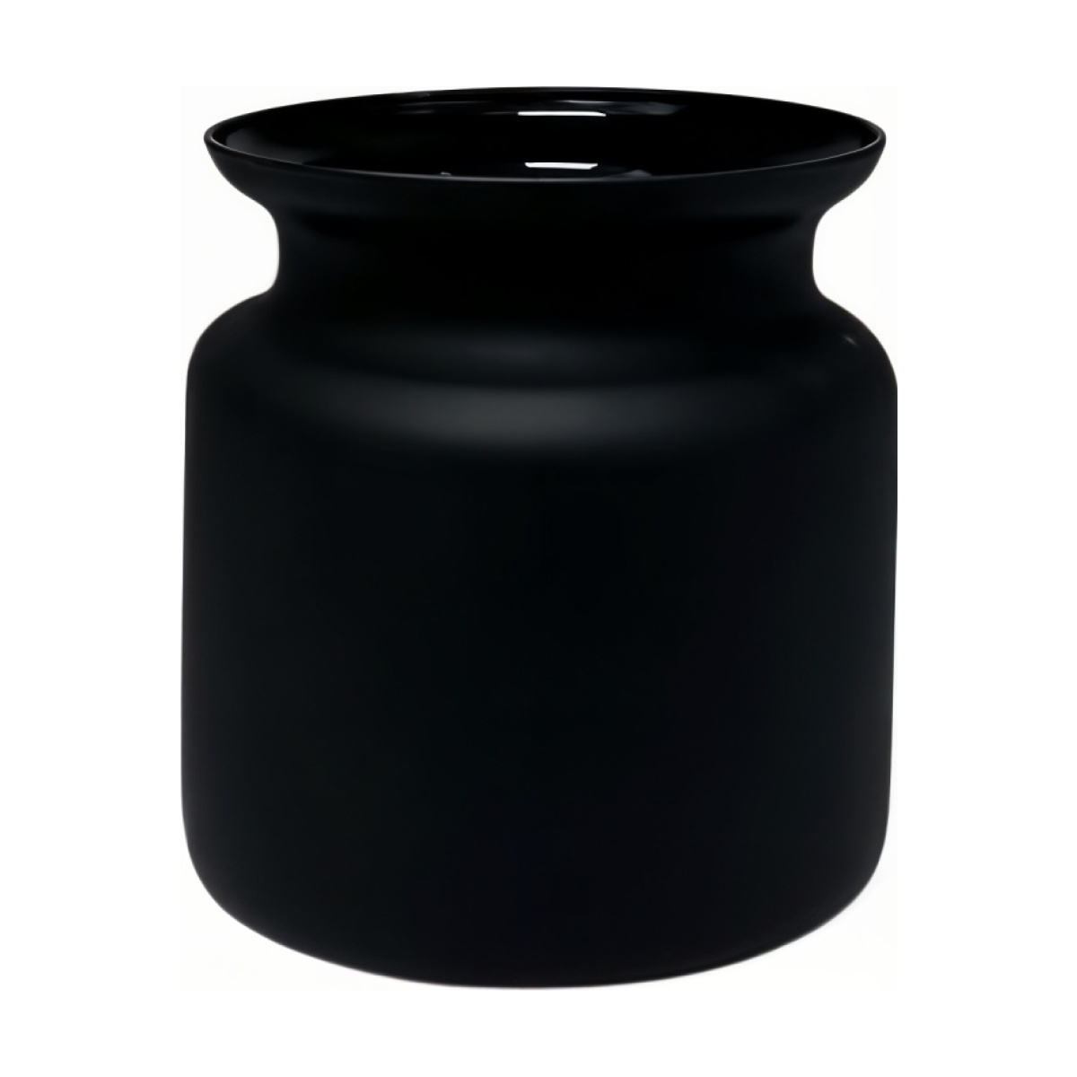 Frasco pequeño de vidrio – Negro Mate, vidrio de color