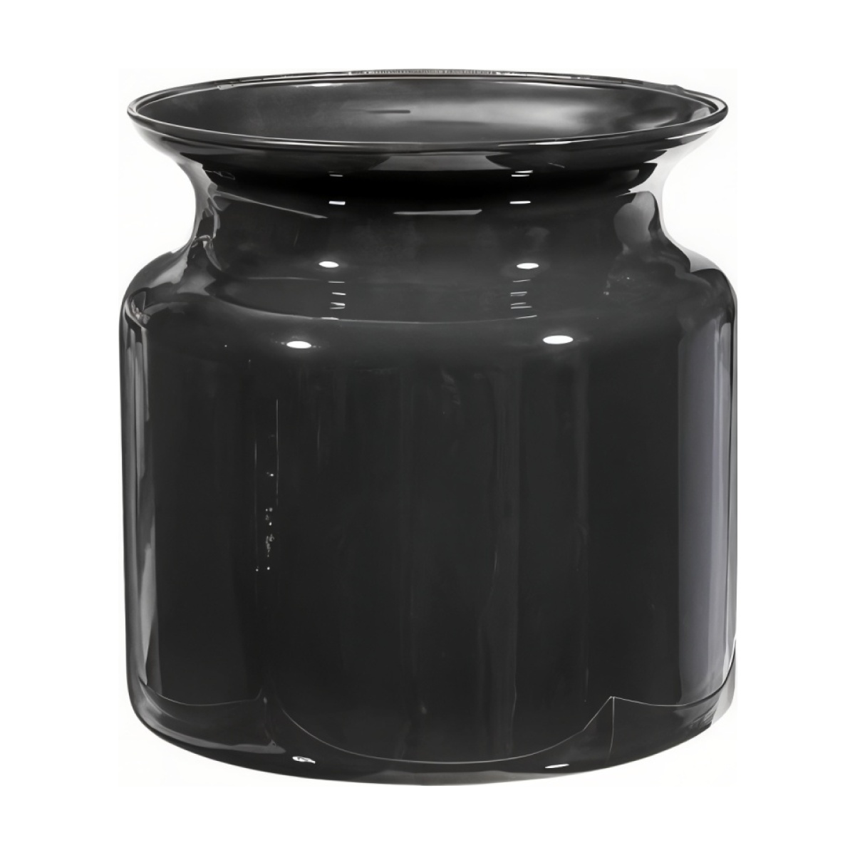 Frasco pequeño de vidrio – Gris oscuro, vidrio de color