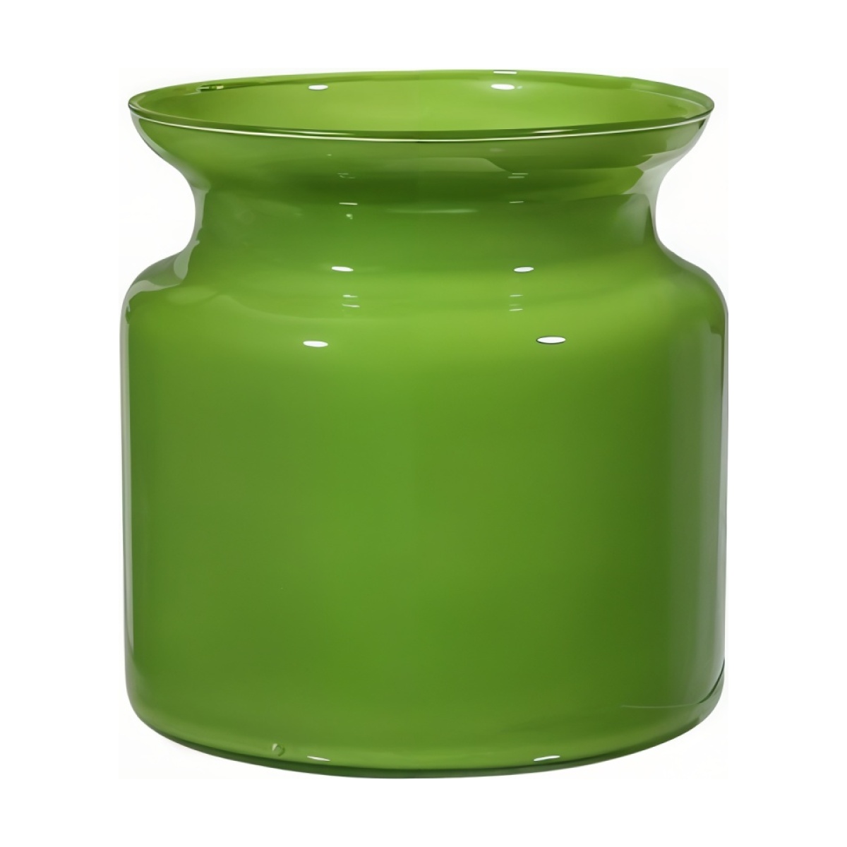 Frasco pequeño de vidrio – Verde lima, vidrio de color