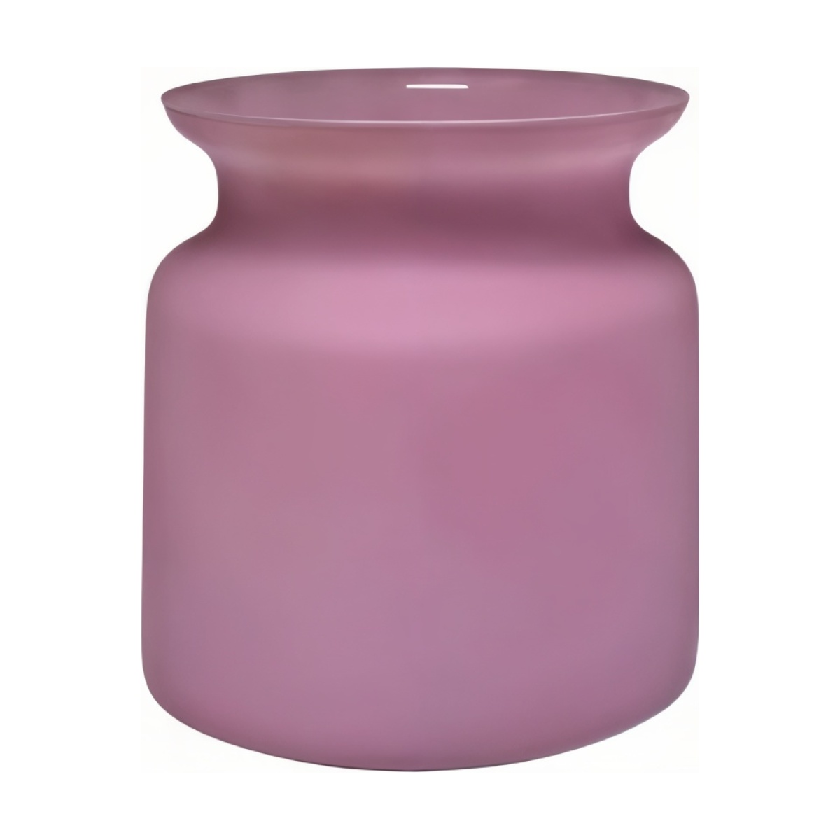Frasco pequeño de vidrio – Mate rosa, vidrio de color