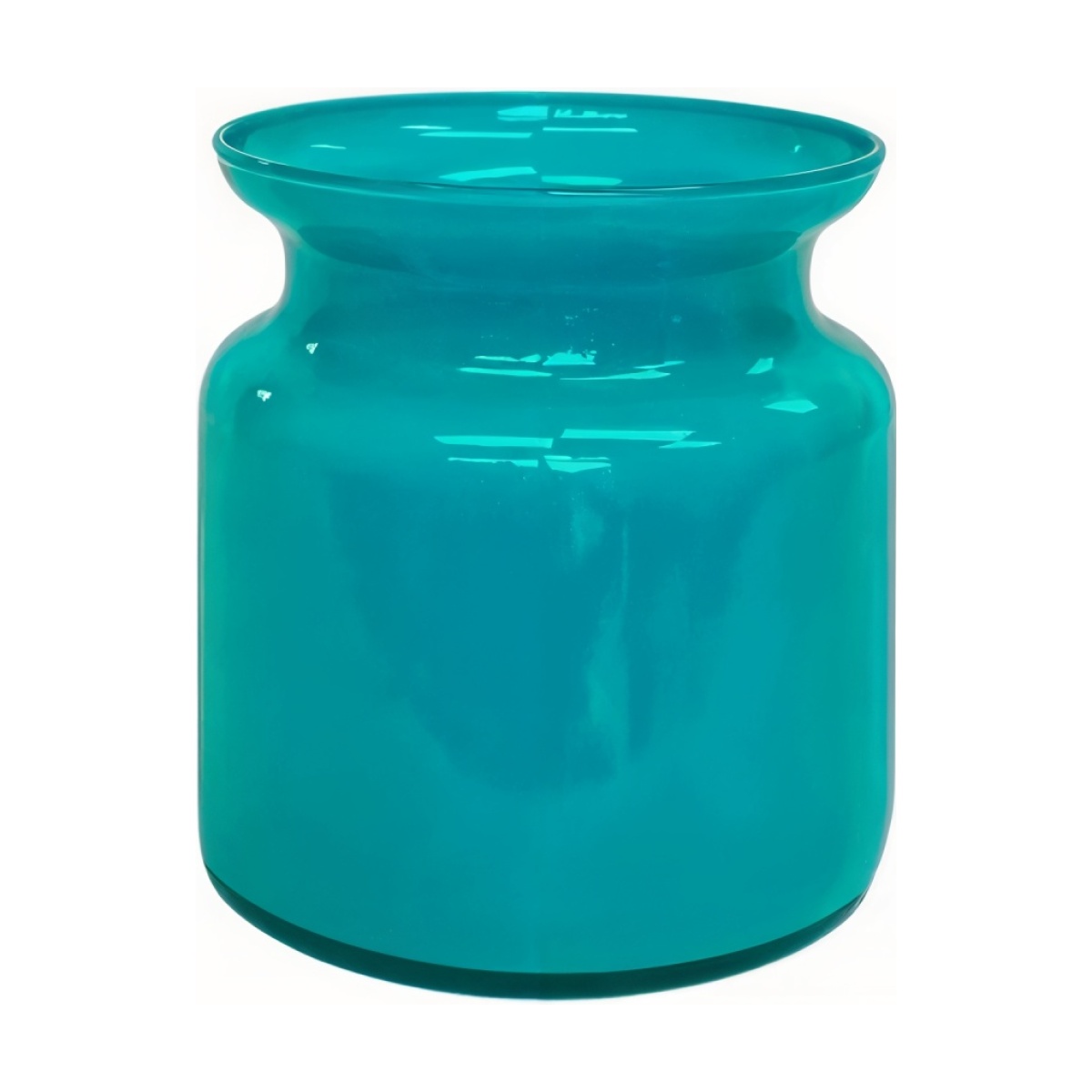 Frasco pequeño de vidrio – Turquesa, vidrio de color
