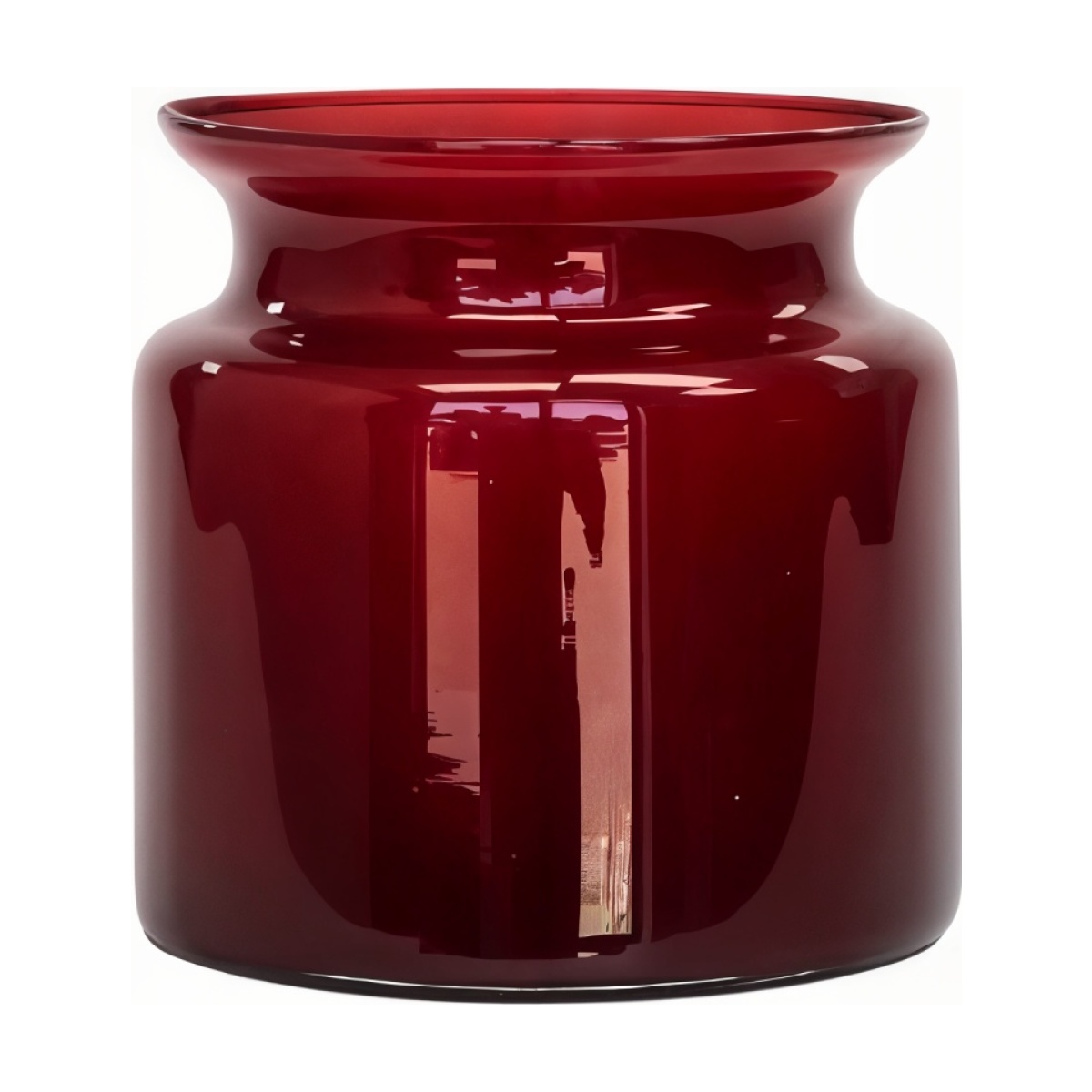 Frasco pequeño de vidrio – Rojo Vino, vidrio de color