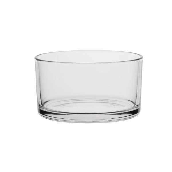 Small Sienna Bowl - Clear, clear glass