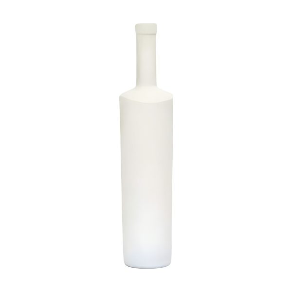 Botella Sydney - / - Florero Bud – Blanco Mate, vidrio de color