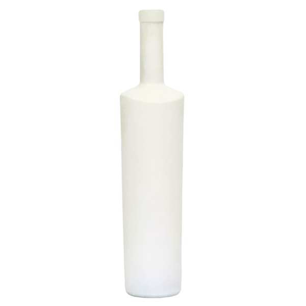Sydney Bottle - / - Bud Vase – White Matte, coloured glass