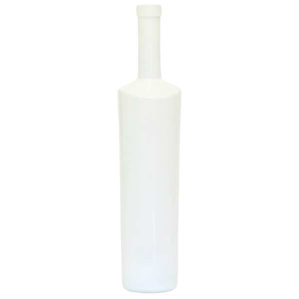 Bouteille Sydney - / - Vase à bourgeons – Blanc, verre coloré