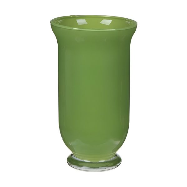 Talia Vase – Lime Green, coloured glass