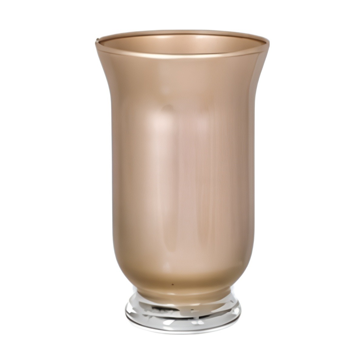 Talia Vase – Metallic Champagne Gold, coloured glass