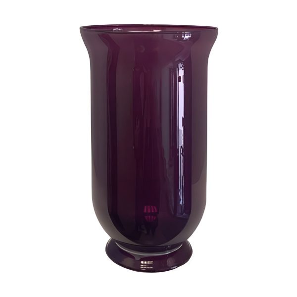 Talia Vase – Plum, coloured glass