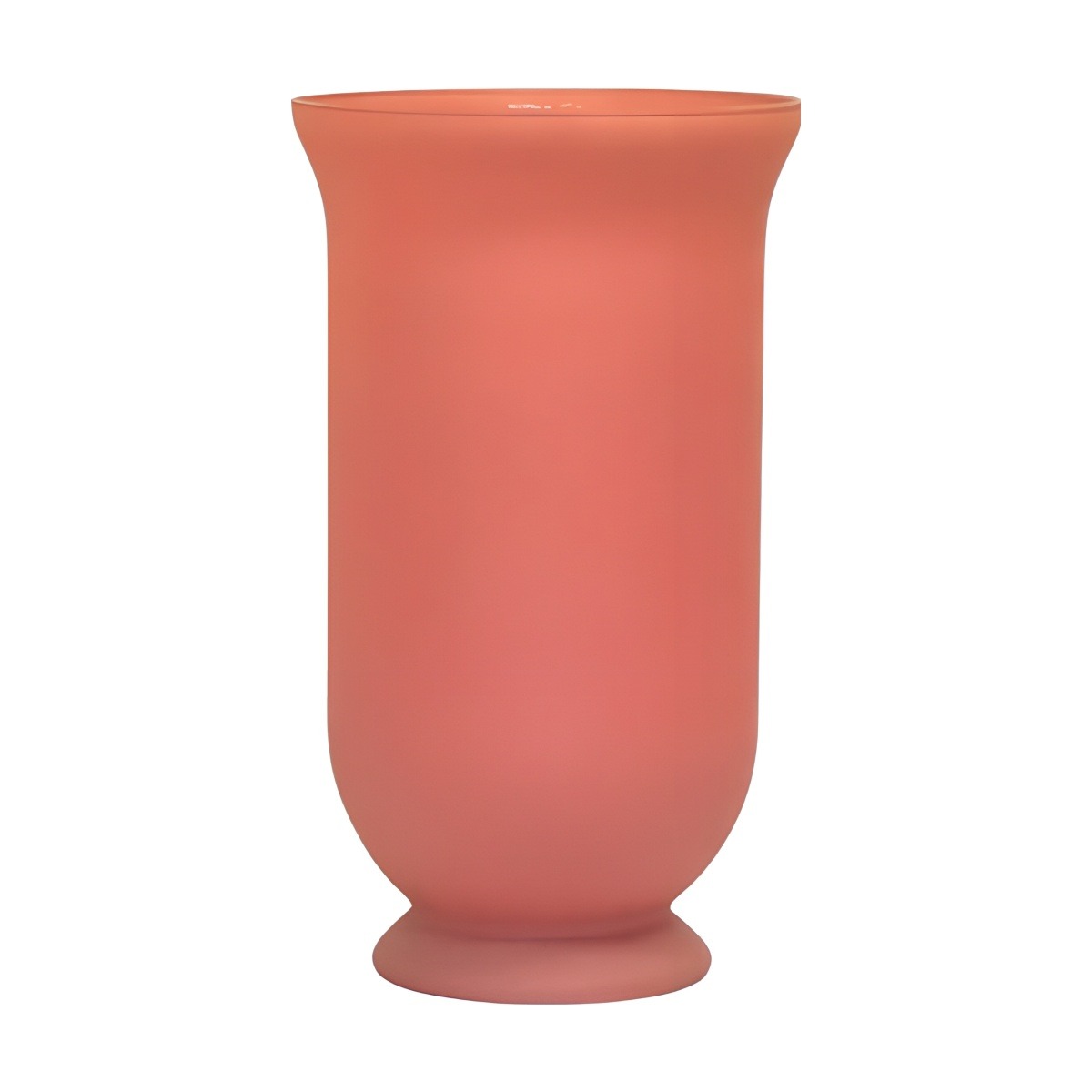 Talia Vase – Terra Cotta Matte, coloured glass