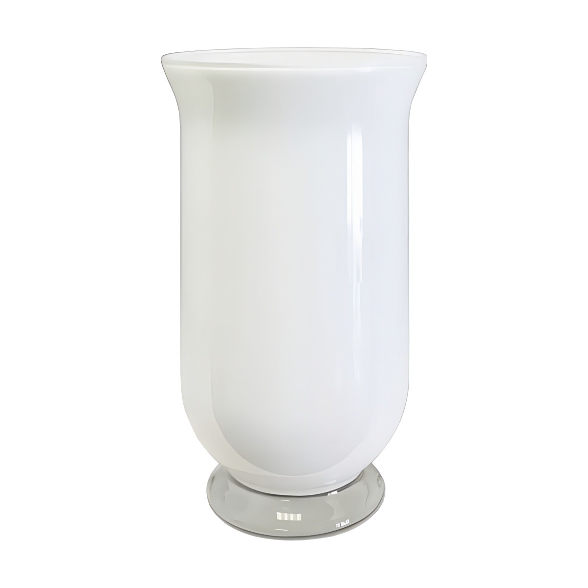 Talia Vase – White, coloured glass