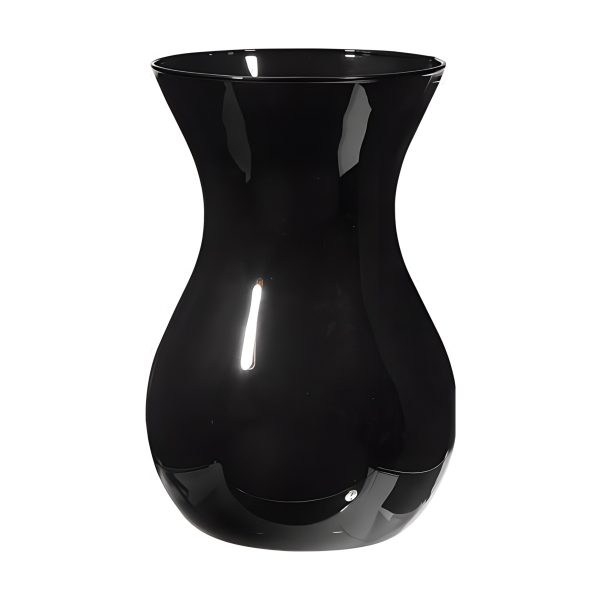 Vase Tiffany – Noir, verre coloré