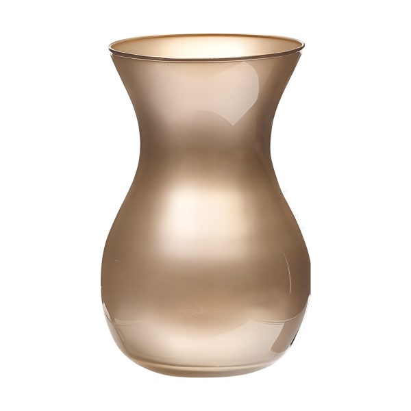 Vase Tiffany – Champagne métallique, verre coloré