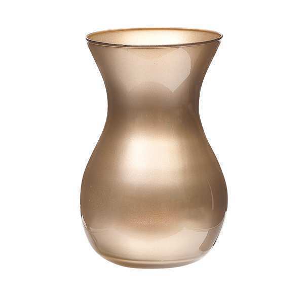 Vase Tiffany – Champagne métallique, verre coloré
