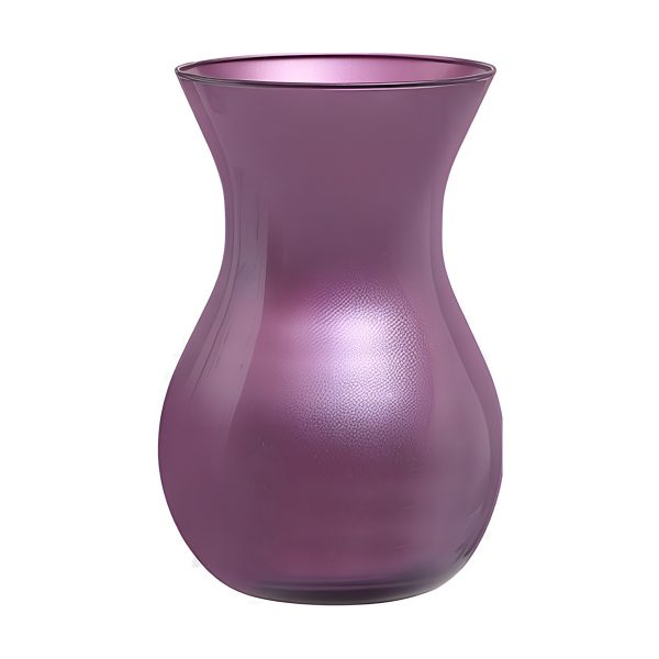 Vase Tiffany – Violet métallique, verre coloré
