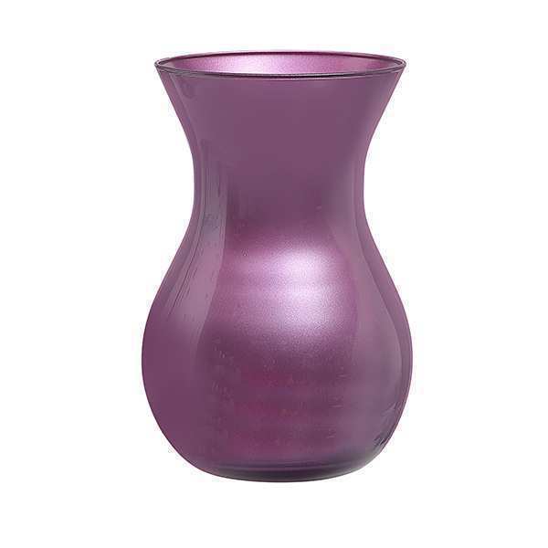 Vase Tiffany – Violet métallique, verre coloré