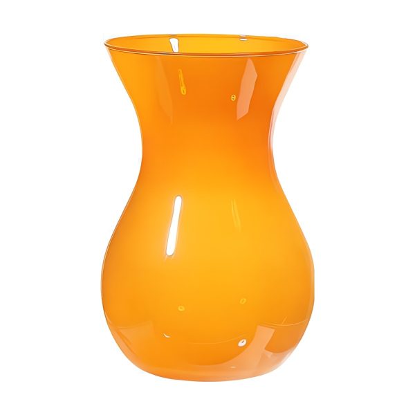 Vase Tiffany – Orange, verre coloré