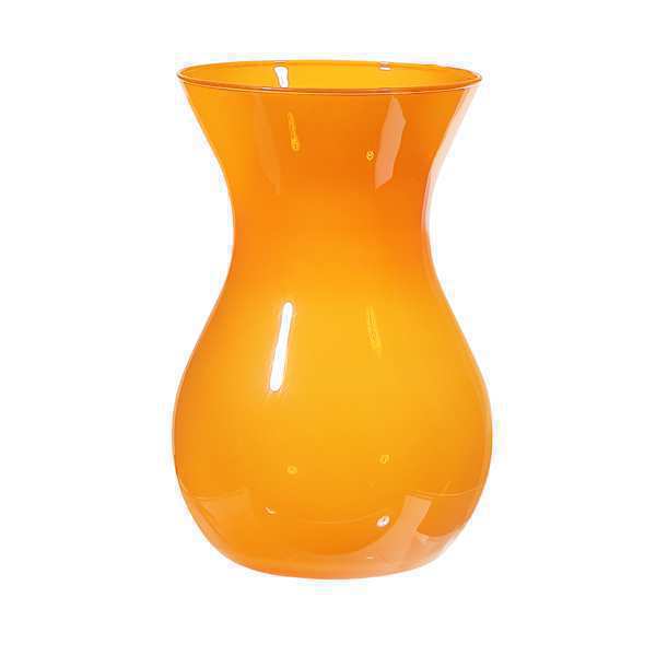 Vase Tiffany – Orange, verre coloré