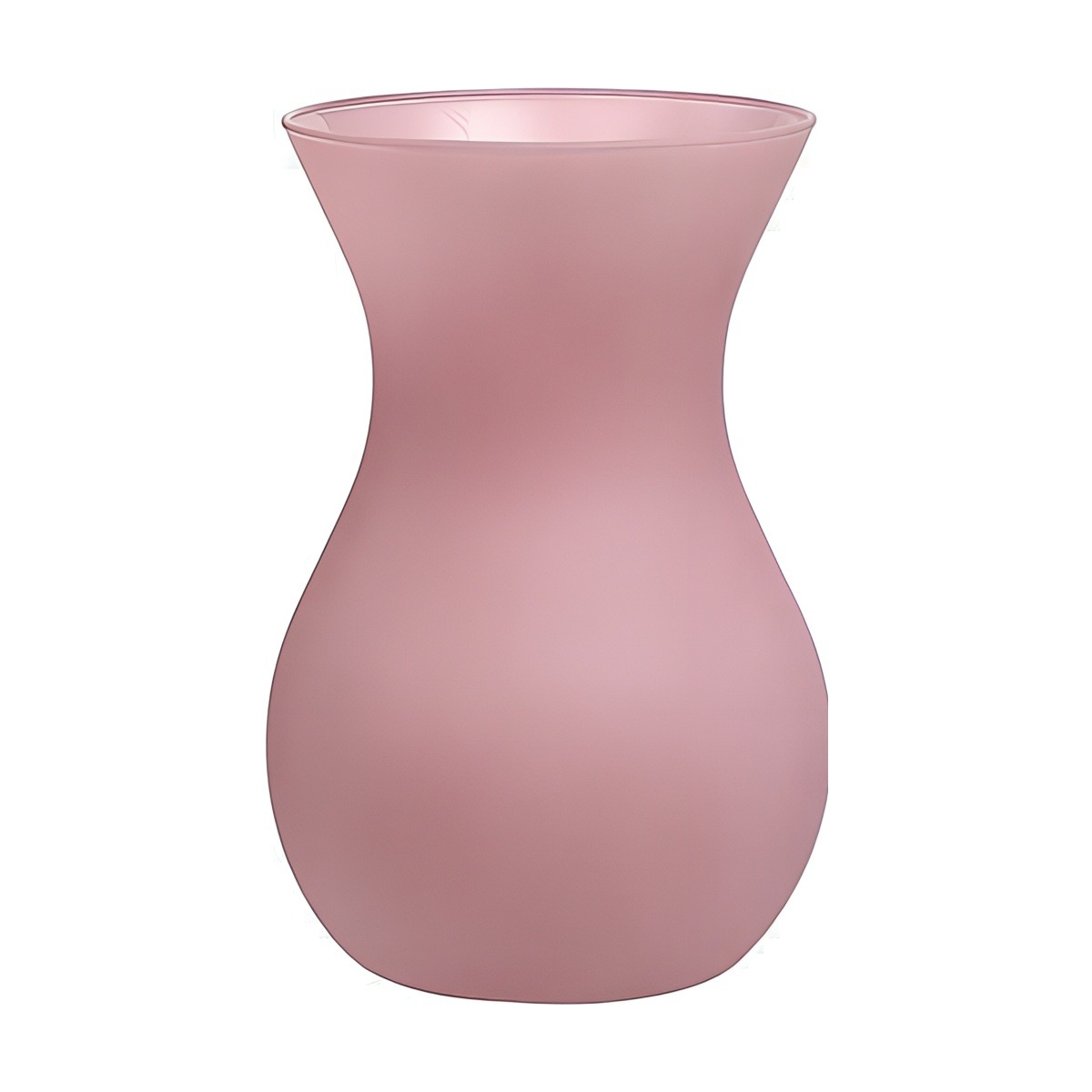 Vase Tiffany – Mat rose mat, verre coloré