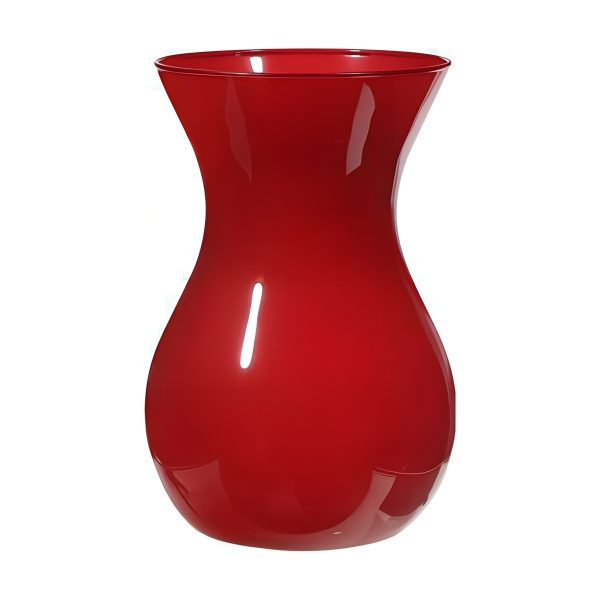 Vase Tiffany – Rouge, verre coloré