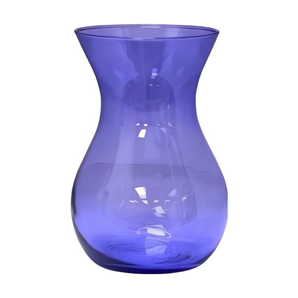 Vase Tiffany – Violet transparent, verre coloré