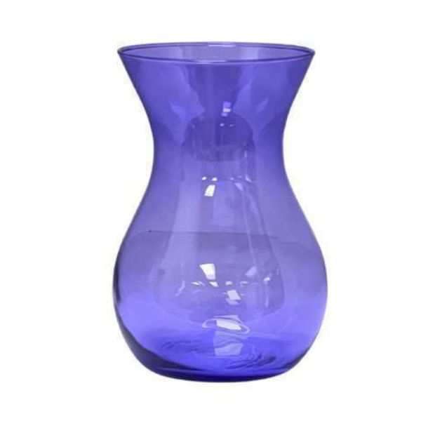 Vase Tiffany – Violet transparent, verre coloré