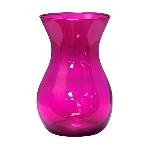 Vase Tiffany – Baie Sauvage Transparente, verre coloré