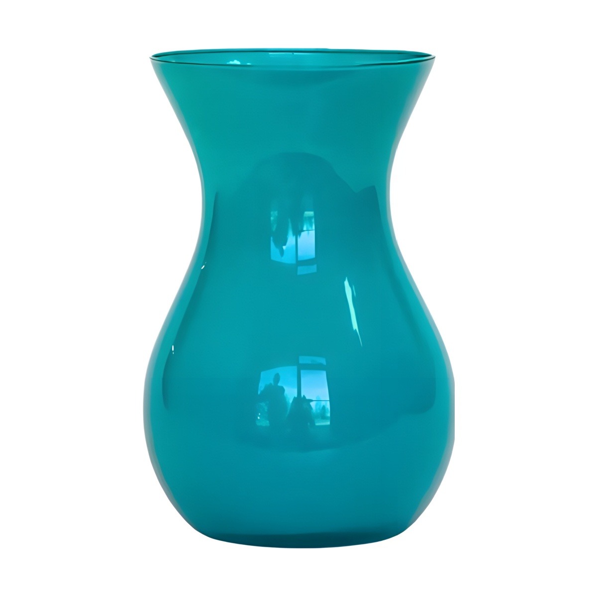 Tiffany Vase – Turquoise, coloured glass