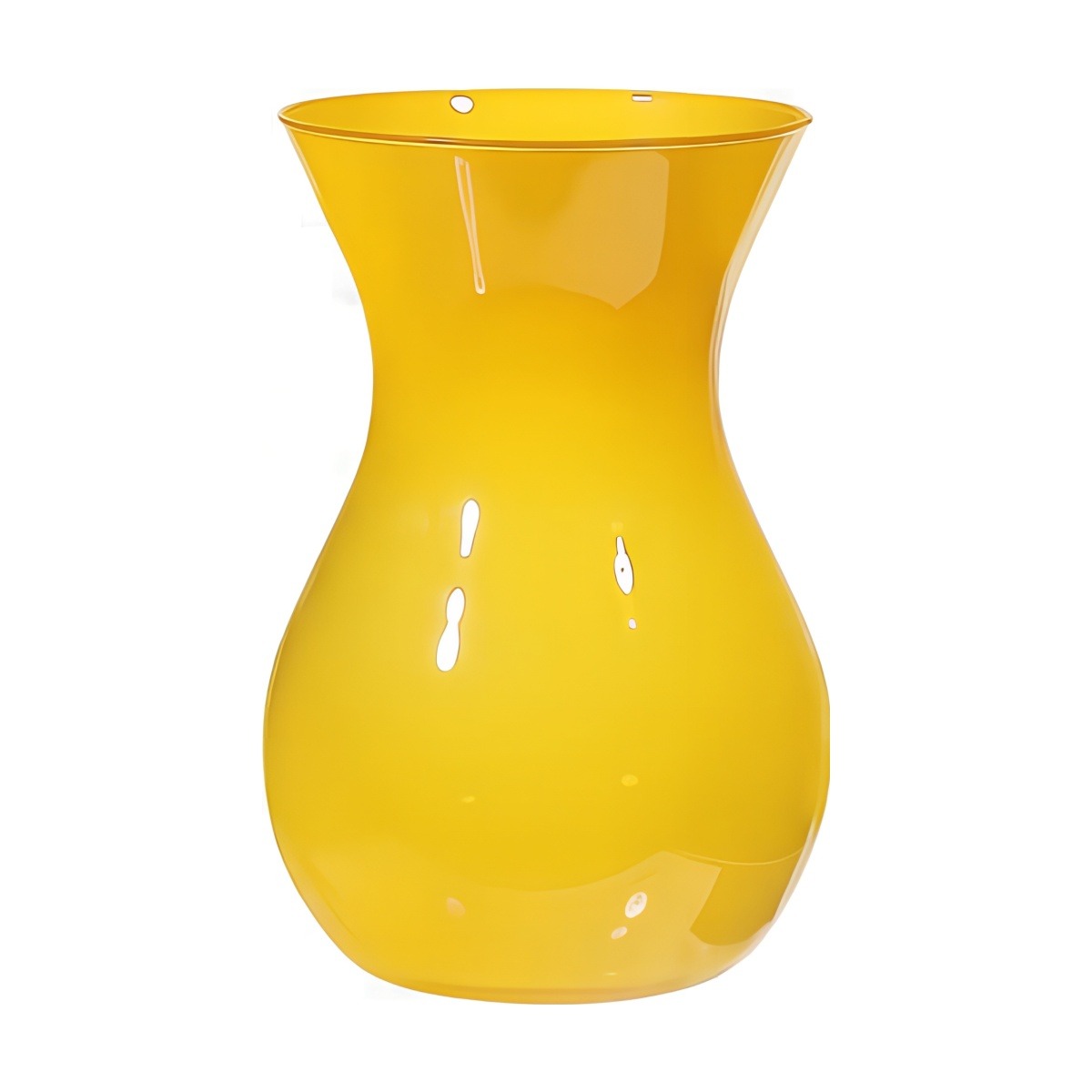 Vase Tiffany – Jaune, verre coloré