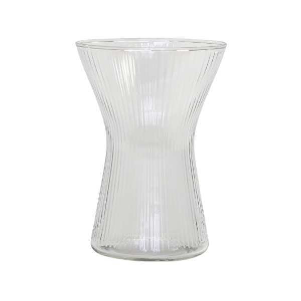 Tosia Vase -Clear, clear glass
