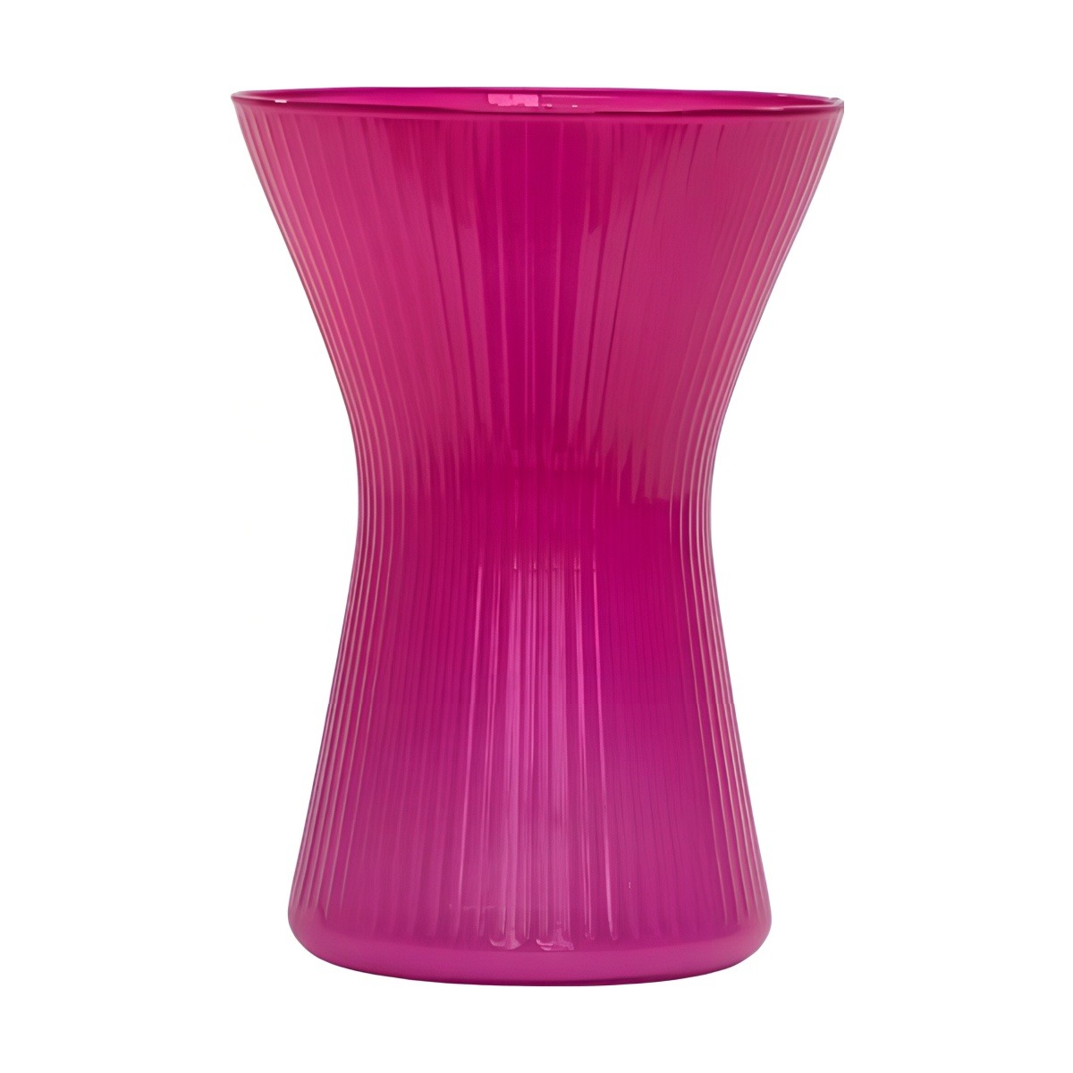 Vase Tosia – Rose vif, verre coloré