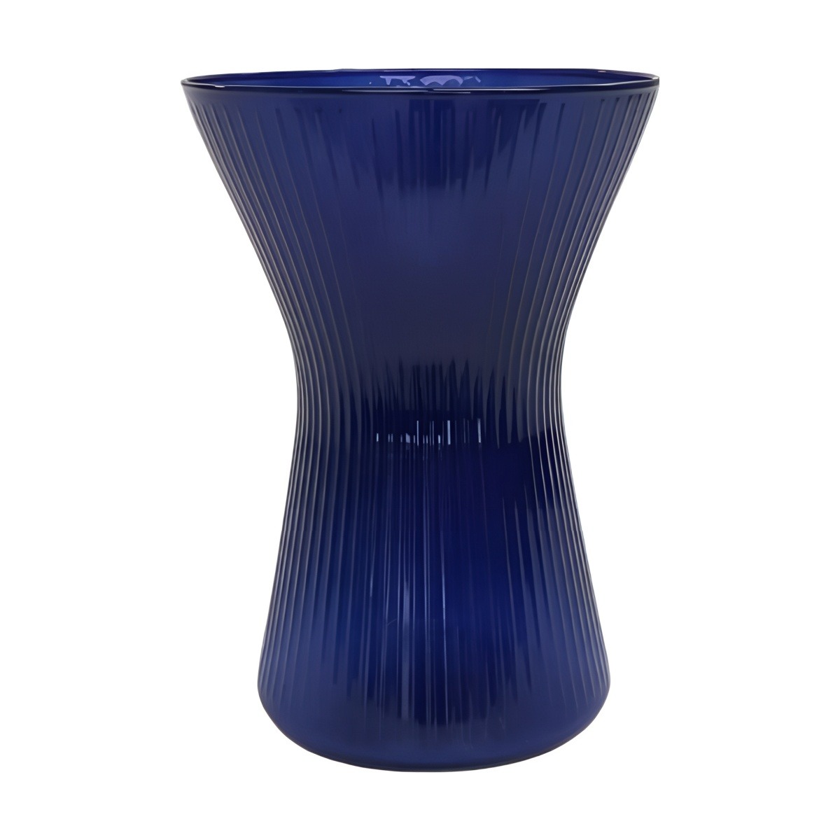 Vase Tosia – Bleu royal, verre coloré