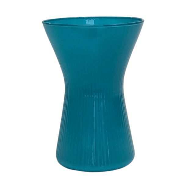 Vase Tosia – Turquoise, verre coloré