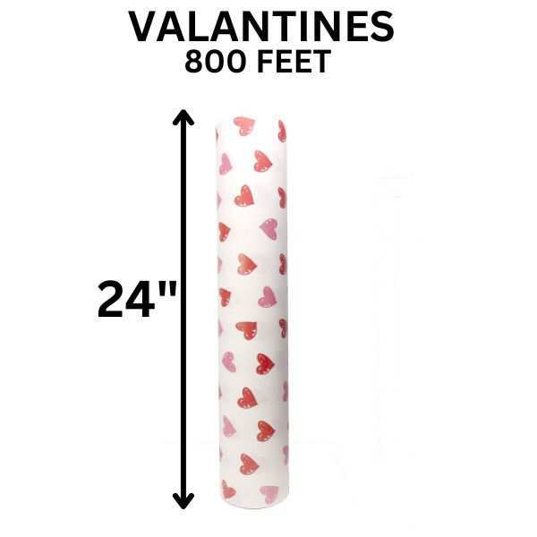 Valentine's Day, wrapping rolls