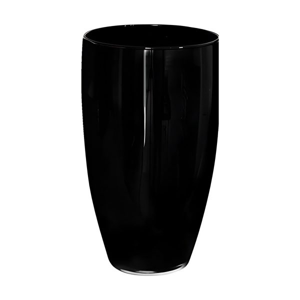 Vase Vienne – Noir, verre coloré