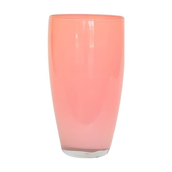 Vase Vienne – Rose Blush, verre coloré