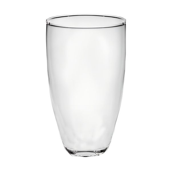 Vienna Vase - Clear, clear glass