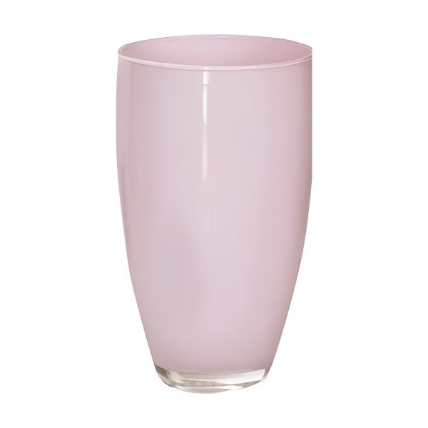 Vase Vienne – Rose clair, verre coloré